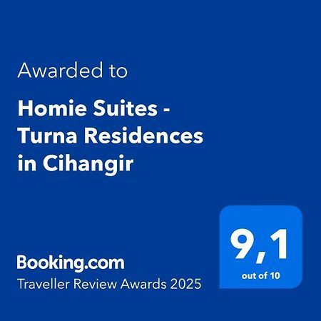 Homie Suites - Turna Residences In Cihangir Istanbulská provincie Exteriér fotografie